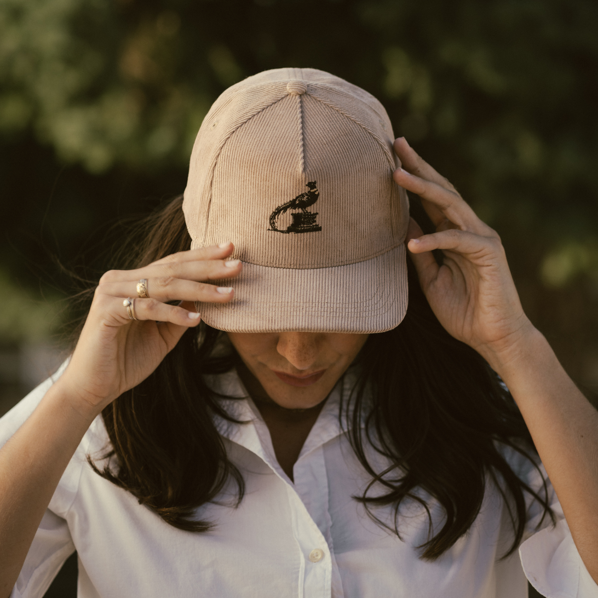 The Corduroy Club Hat in Tan