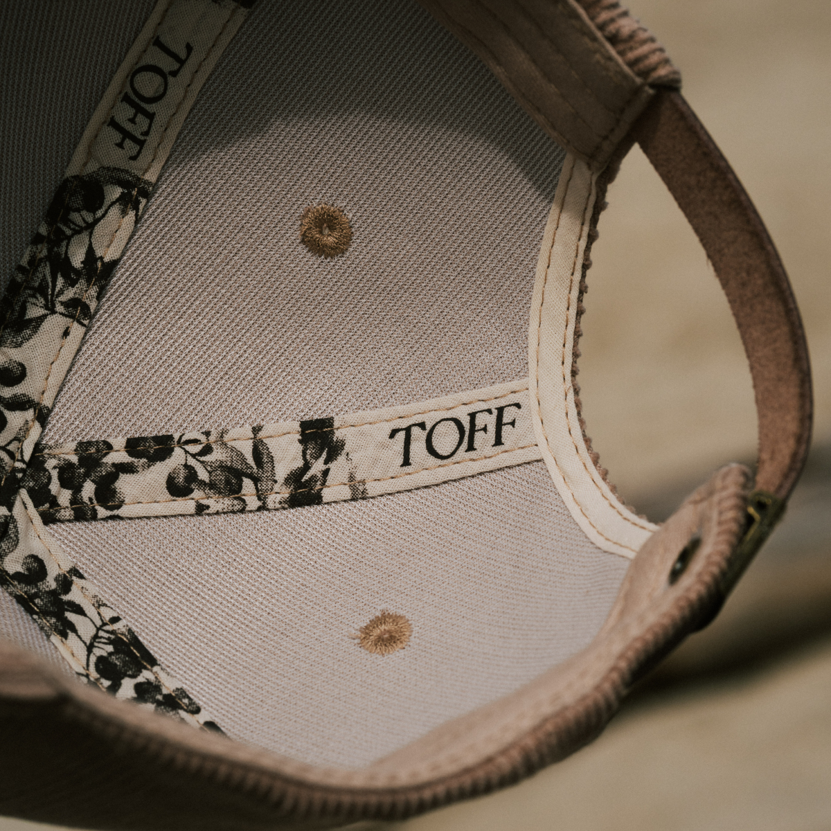 The Corduroy Club Hat in Tan